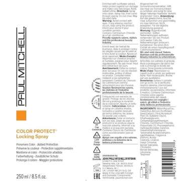 Paul Mitchell Color Protect Locking Spray, Intense Repair, For Color-Treated Hair, 8.5 fl. oz.