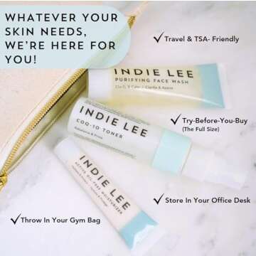 Indie Lee Travel Size Skincare Set for All Skin Types