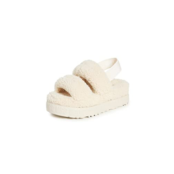 UGG Women's OH FLUFFITA Slipper Natural Sheepskin Comfort