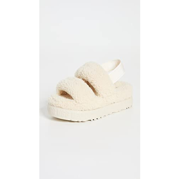 UGG Women's OH FLUFFITA Slipper Natural Sheepskin Comfort