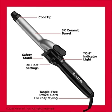 Revlon Triple Ceramic Curling Iron for Medium Curls