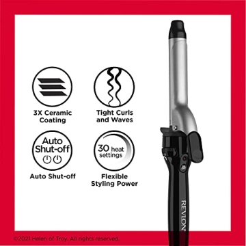 Revlon Triple Ceramic Curling Iron for Medium Curls