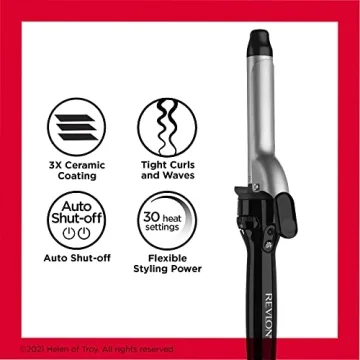 Revlon Triple Ceramic Curling Iron for Medium Curls
