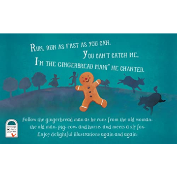 Gingerbread Man Padded Hardcover Storybook for Kids