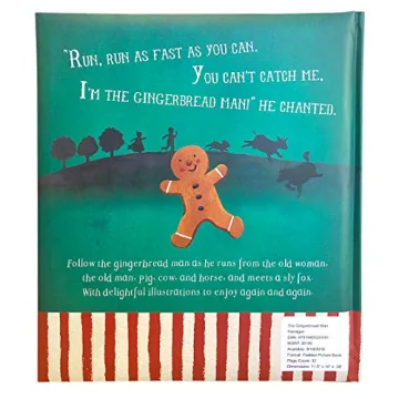 Gingerbread Man Padded Hardcover Storybook for Kids