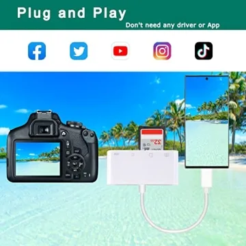 4-in-1 USB-C SD Card Reader for Fast File Transfers