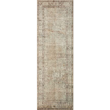 Loloi Margot Area Rug Antique Sage Soft Washable Design