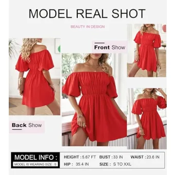 Stylish Off the Shoulder Summer Dresses for Women 2025