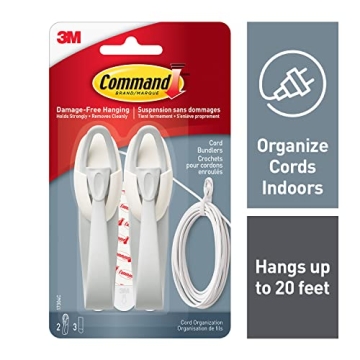 Command Cord Bundlers for Easy, Damage-Free Organization