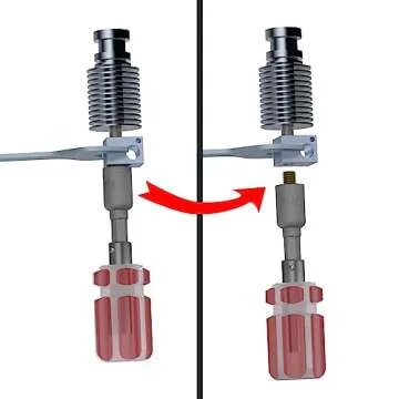 BIAOBIAO 3D Printer Nozzles + 4 DIY Tools for J-Head E3D V5 V6 0.2mm 0.3mm 0.4mm 0.5mm 0.6mm 0.8mm Nozzle Tool for Nozzle Replacement, Spanner, Installation Tools