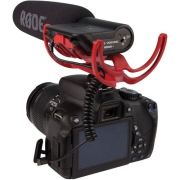 Rode VideoMic with Fuzzy Windjammer Kit for Clear Audio