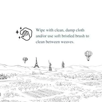 Juliska Straw Loop Delft Blue Placemat