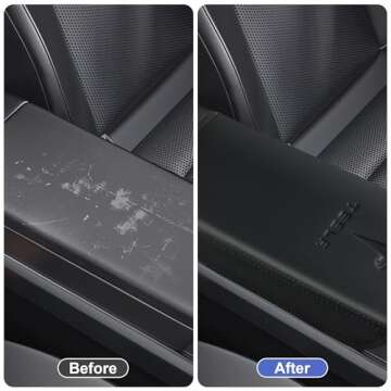 POKUNG Center Console Armrest Cover for Tesla Models 2024-2026