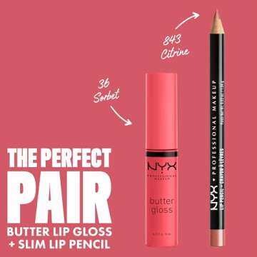 NYX Butter Gloss Sorbet - Soft, Non-Sticky Lip Gloss