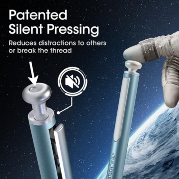 WRITECH Gel Pens: Silent Click and Smooth Writing Experience