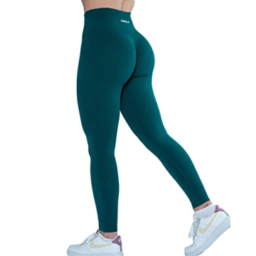 AUROLA Women's Workout Leggings | Seamless Scrunch Tights for Fitness