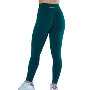AUROLA Women's Workout Leggings | Seamless Scrunch Tights for Fitness