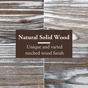 Stylish MyGift Decorative Wall Shelf with Hooks