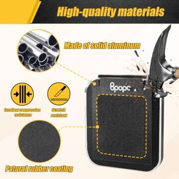 Magnetic Belt Clip Tool Holder,Powerful Magnetic Tool Holster Clip-on Belt Easy Access to Screws, Nails, Hammer, Sockets, Pliers, Drill Bits,A Must-Have Tool Belt Accessory