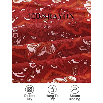 ZESICA Floral Printed Wrap Maxi Dress for Women