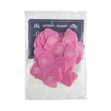 Dunlop Light Pink Guitar Picks - Durable Delrin® 72 Pack