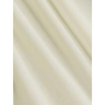 CIDER Women’s Sheer Long Sleeve Mesh Crop Top & Tank Top Shirts: Beige, M: Beige, M