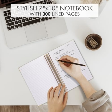 Stylish B5 Spiral Notebook with Thick Pages for Productivity
