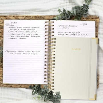 Stylish B5 Spiral Notebook with Thick Pages for Productivity