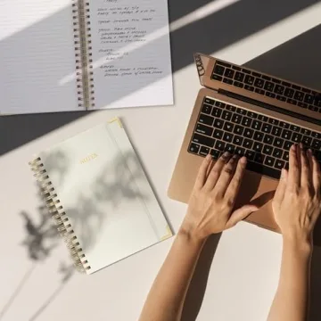 Stylish B5 Spiral Notebook with Thick Pages for Productivity