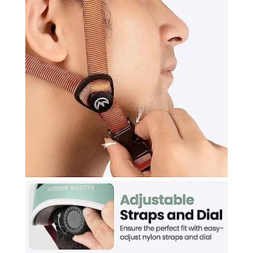 OutdoorMaster Adjustable Helmet - Safe and Stylish Cycling Gear