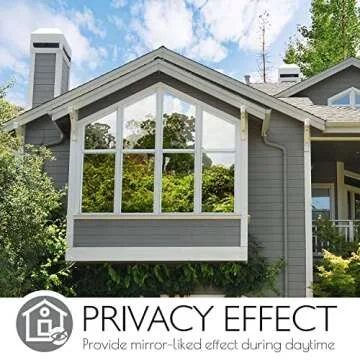 HIDBEA One Way Privacy Window Film - Reflective UV Blocking