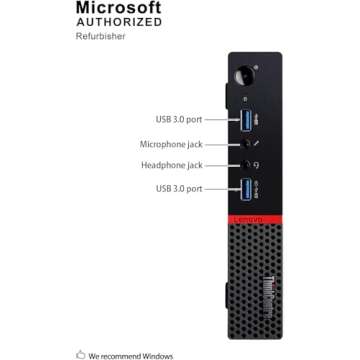 Lenovo ThinkCentre M900 Tiny Desktop Micro PC - Compact Powerhouse with Intel i5 & SSD
