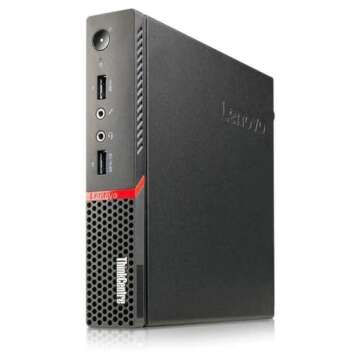 Compact Lenovo ThinkCentre M900 Mini PC with Intel i5 Power
