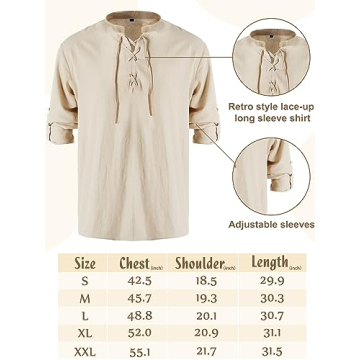 Jiuguva Medieval Costume Set for Halloween and Cosplay