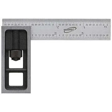 iGaging 4" Precision Double Square Tool for Woodworking and DIY Projects