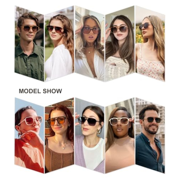 SOJOS Retro Aviator Sunglasses for Women Men,Trendy Rectangle Womens Mens Shades Sun Glasses SJ2202 Yellow Tortoise Frame Grey Lens