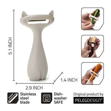 Peleg CatPeeler - Fun Vegetable Peeler for Cat Lovers