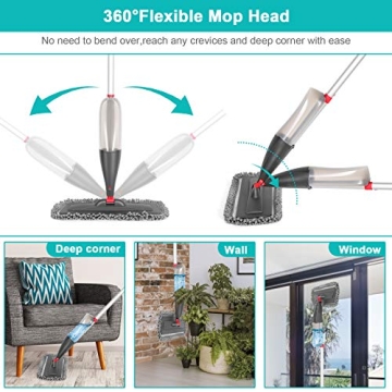 Best Spray Mop with Washable Pads for Easy Cleaning