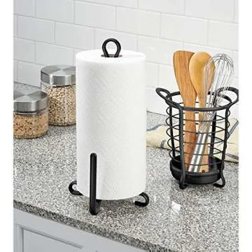 Stylish iDesign Axis Utensil Holder for Kitchen Organization