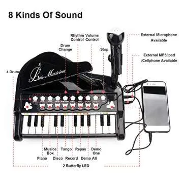 Piano Toy Keyboard for Kids Sound & Fun for 1-4 Years