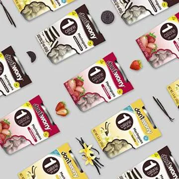 Keto Friendly Meringue Cookies - 4 Calorie Snack Pack