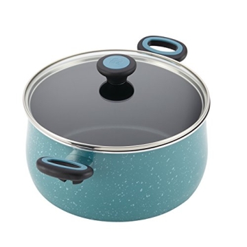 Paula Deen Riverbend Nonstick Cookware Set 12 Piece Gulf Blue