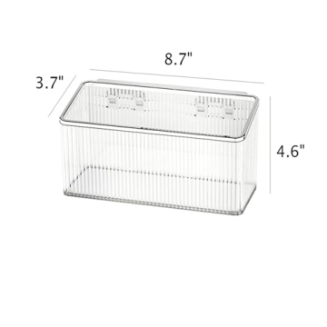 Qushy Floating Shelves Wall Bin Organizer for Home and Office