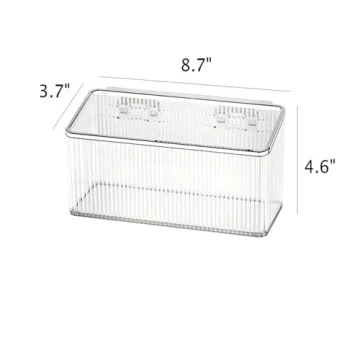 Qushy Floating Shelves Wall Bin Organizer for Home and Office