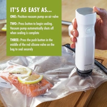 Zwilling Vacuum Sealer Bag Set - 30 Durable Reusable Bags