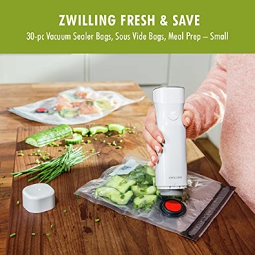 Zwilling Vacuum Sealer Bag Set - 30 Durable Reusable Bags