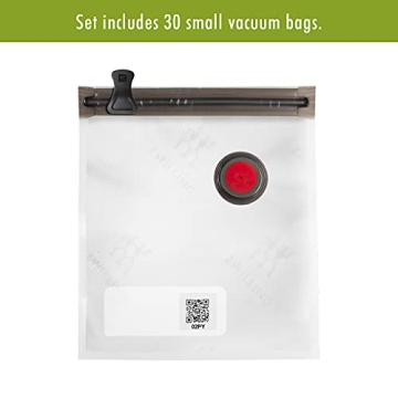 Zwilling Vacuum Sealer Bag Set - 30 Durable Reusable Bags