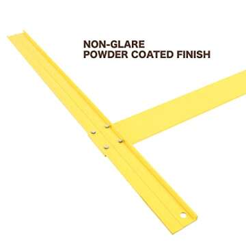 Mayes 10182 48-Inch Aluminum Wallboard Square, Lightweight, Adjustable Drywall T-Square for Scoring, Woodworking, and Crafting, Made in USA