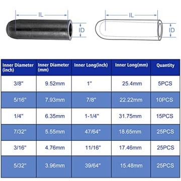 Busy-Corner 105 Piece Vacuum Cap Assortment Kit