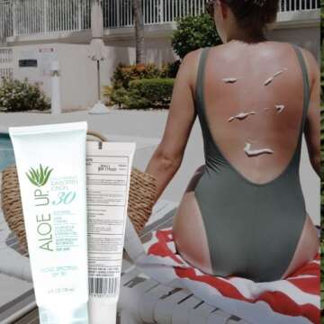 Aloe Up SPF 30 Sunscreen Lotion with Aloe Vera - Reef-Friendly